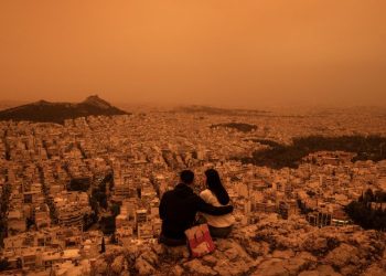 Athens turns orange, Helsinki goes white as Europe’s weather springs a surprise