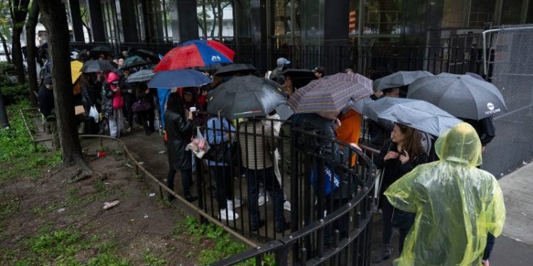 Binoculars and batteries: What it’s like covering Trump’s hush money trial