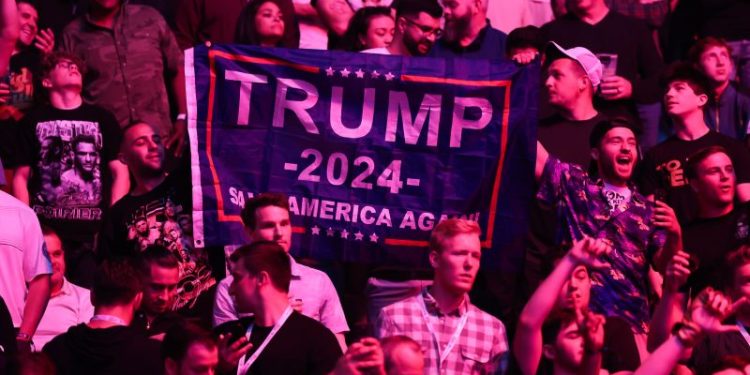 Trump campaign courts younger men to make up losses with women voters