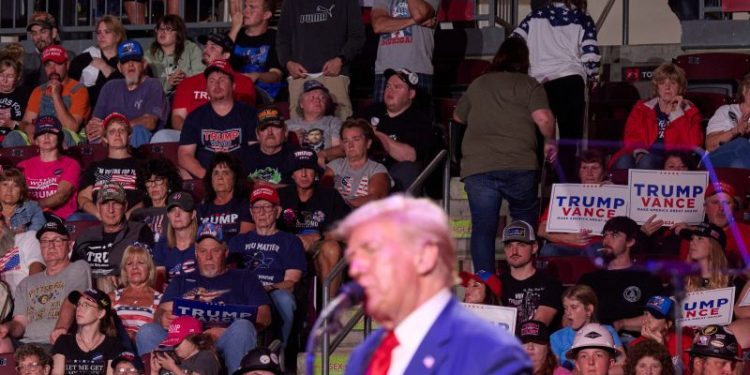 The real reasons people leave Donald Trump’s rallies early