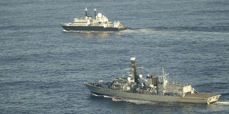 Russian spy vessel enters UK waters for second time, British Navy says