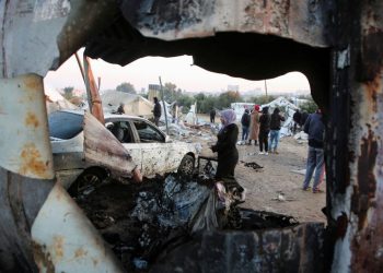 Israeli strike kills 11 people, including head of Gaza police, Palestinian officials say