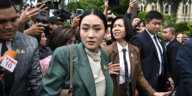 Thailand’s prime minister suspended over leaked phone call with former strongman